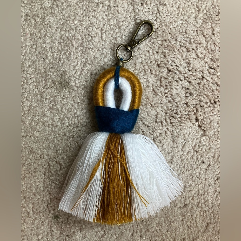 Nena & Co Pom Tassel Multicolor Purse Accessory